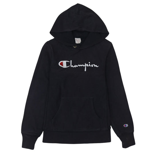 Mens UK Size L Champion Black Pullover Hoodie