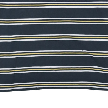 Nike SB Men's Blue Striped Cotton Crew Neck T-Shirt Size S