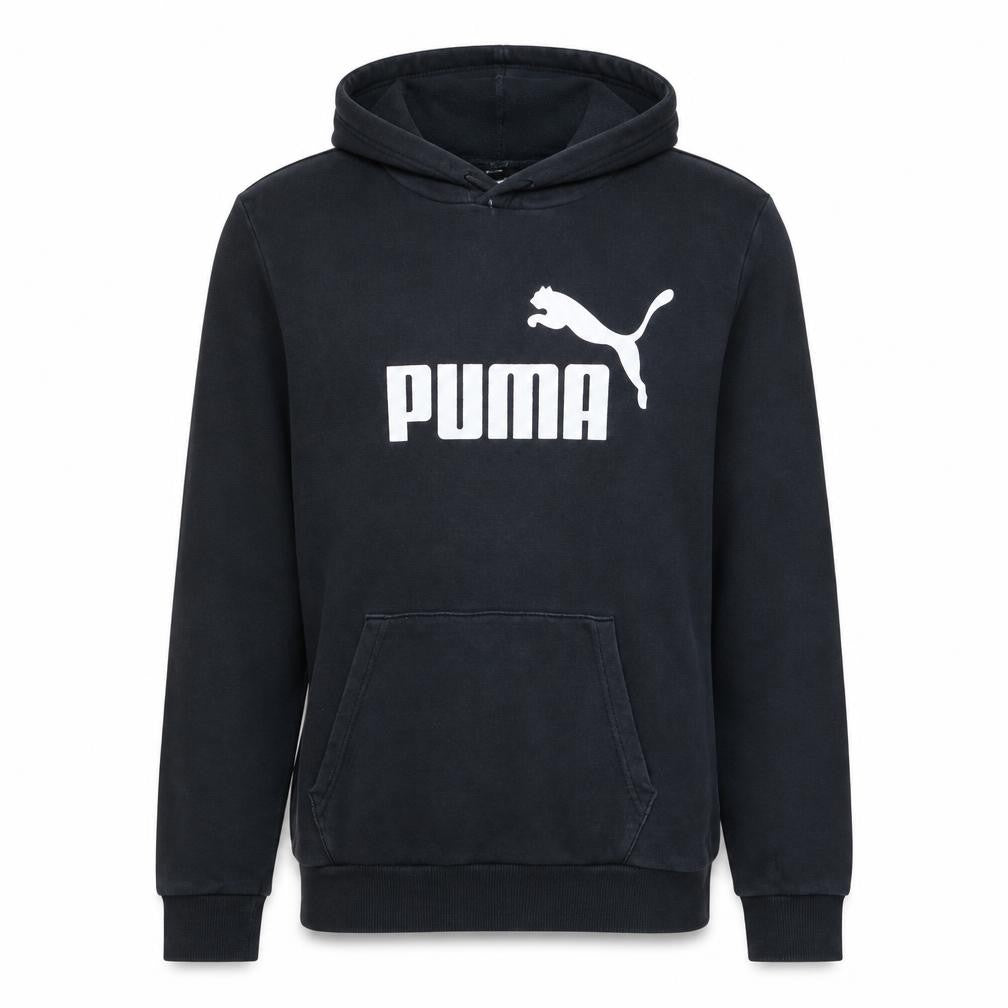 Mens UK Size S PUMA Black Pullover Hoodie