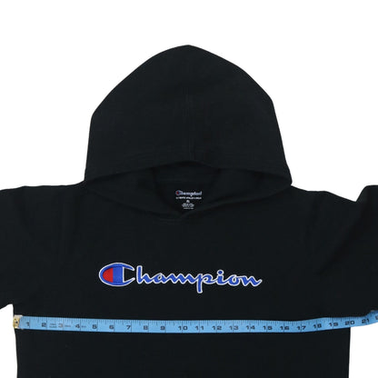 Womens UK Size XL Champion Black Pullover Hoodie
