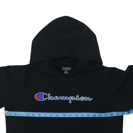 Womens UK Size XL Champion Black Pullover Hoodie