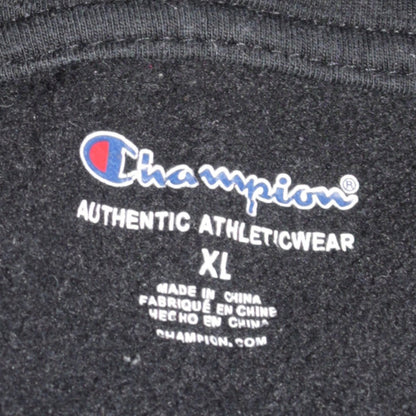 Womens UK Size XL Champion Black Pullover Hoodie