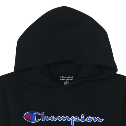 Womens UK Size XL Champion Black Pullover Hoodie