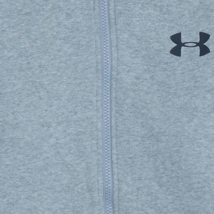 Mens UK Size M Under armour Grey Full Zip Hoodie