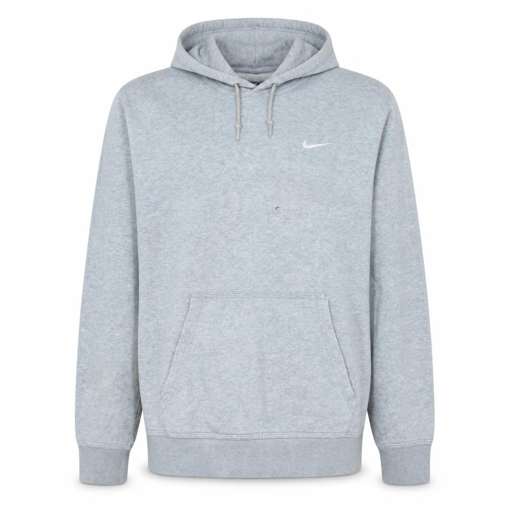 Mens UK Size L Nike Grey Pullover Hoodie
