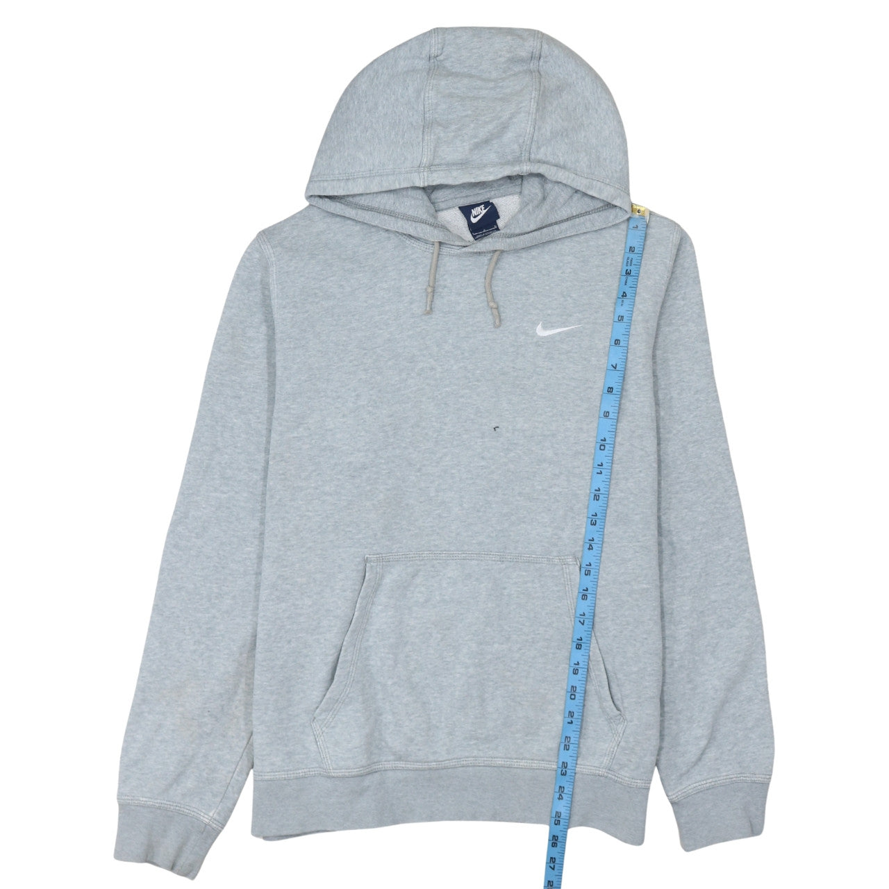 Mens UK Size L Nike Grey Pullover Hoodie
