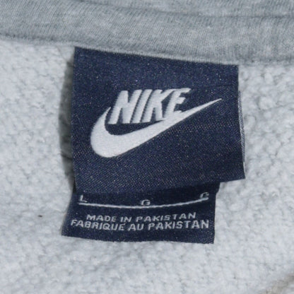 Mens UK Size L Nike Grey Pullover Hoodie