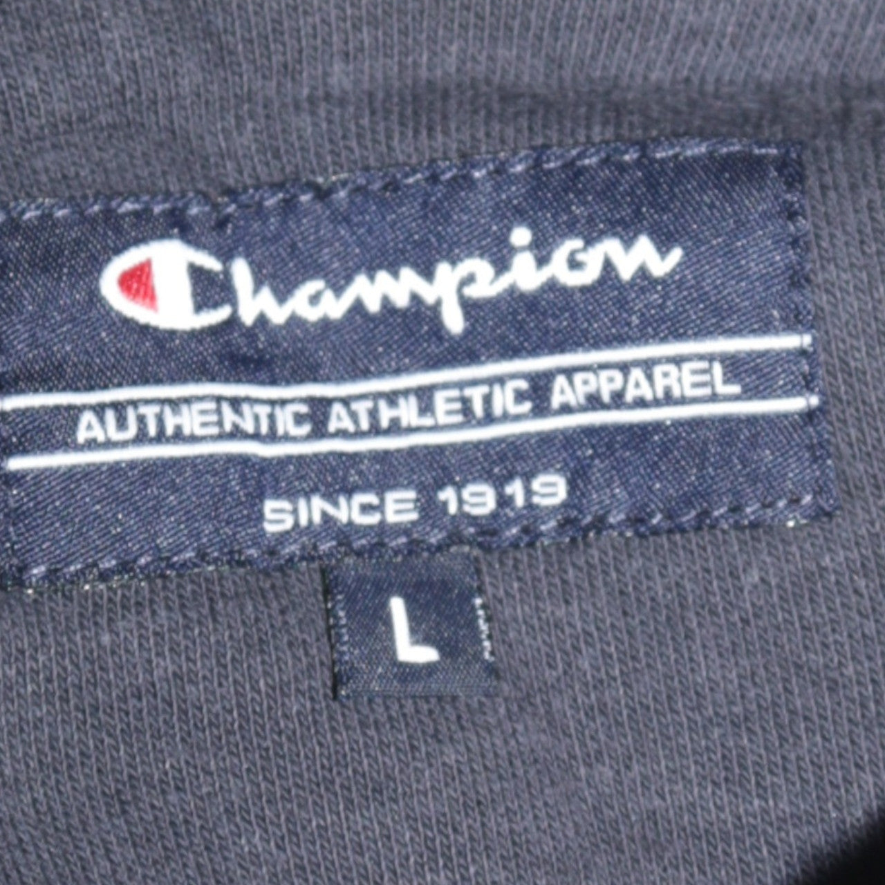 Womens UK Size L Champion Blue Full Zip Hoodie
