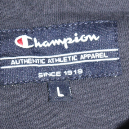 Womens UK Size L Champion Blue Full Zip Hoodie