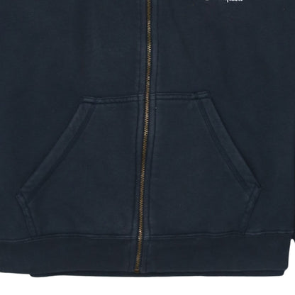 Womens UK Size L Champion Blue Full Zip Hoodie