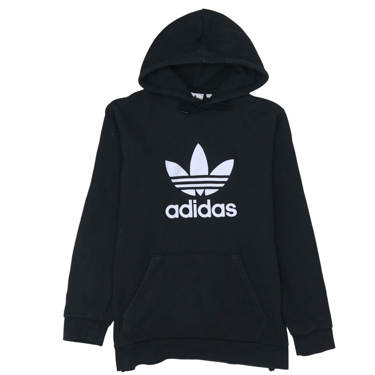 Mens UK Size M adidas Black Pullover Hoodie