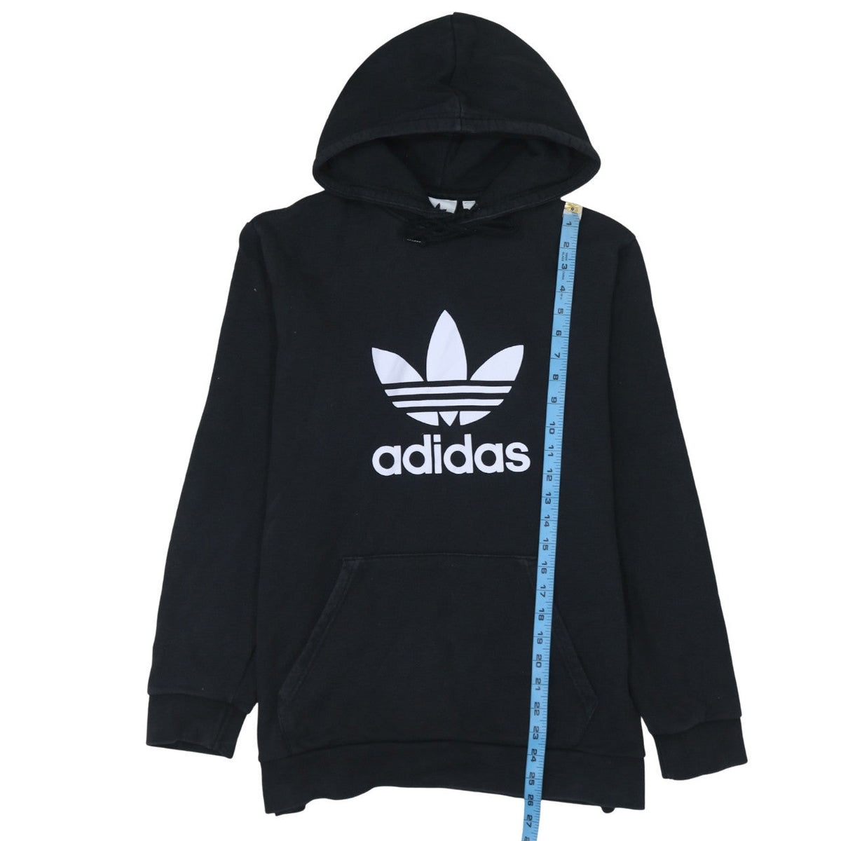 Mens UK Size M adidas Black Pullover Hoodie