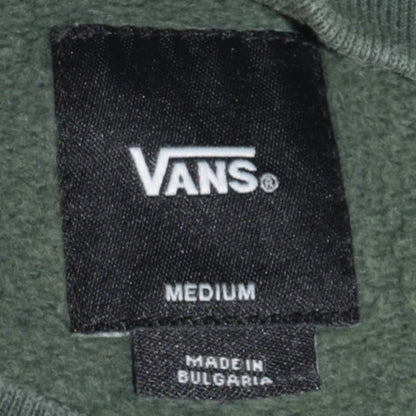 Mens UK Size M VANS Green Pullover Sweatshirt