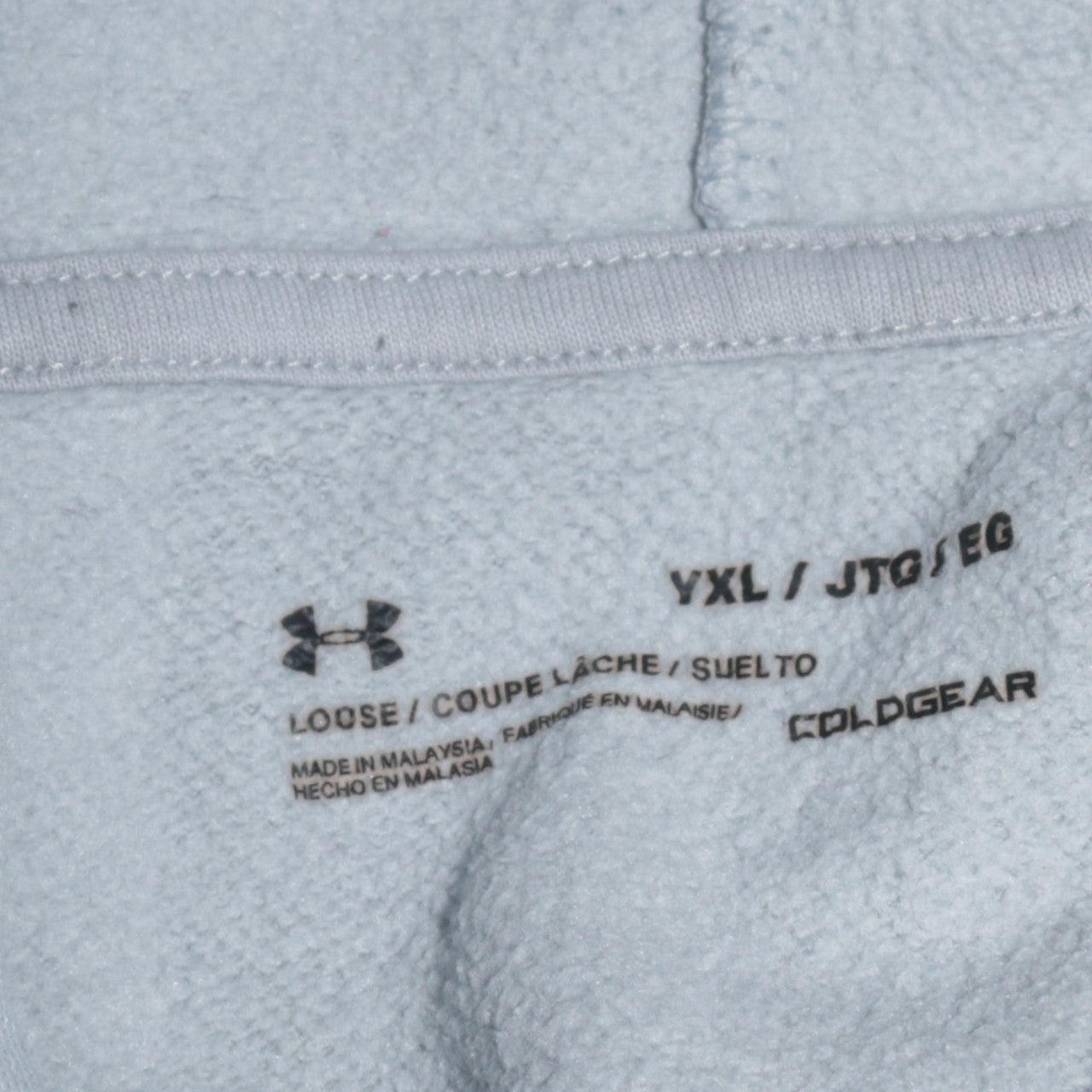 Mens UK Size XL Under armour Grey Pullover Hoodie
