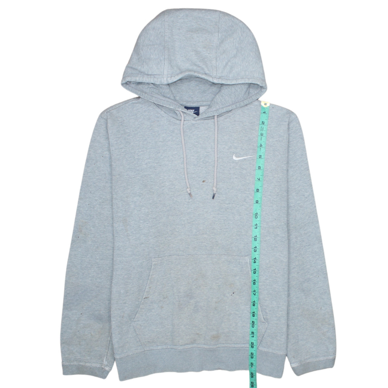 Mens UK Size M Nike Grey Pullover Hoodie