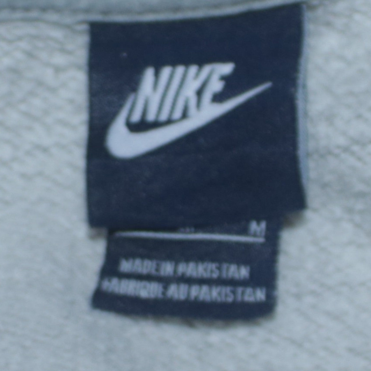 Mens UK Size M Nike Grey Pullover Hoodie
