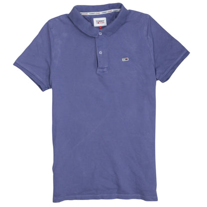 Mens UK Size S Tommy Jeans Cotton Blend Polo Shirt
