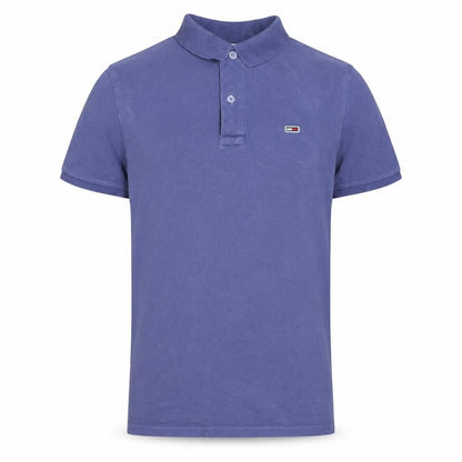 Mens UK Size S Tommy Jeans Cotton Blend Polo Shirt
