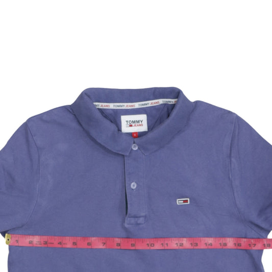 Mens UK Size S Tommy Jeans Cotton Blend Polo Shirt