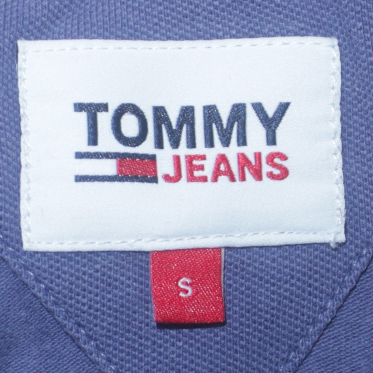 Mens UK Size S Tommy Jeans Cotton Blend Polo Shirt