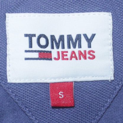 Mens UK Size S Tommy Jeans Cotton Blend Polo Shirt