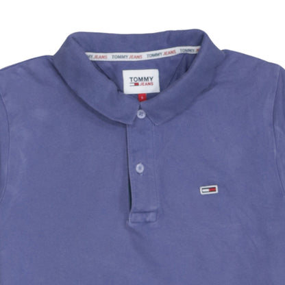 Mens UK Size S Tommy Jeans Cotton Blend Polo Shirt