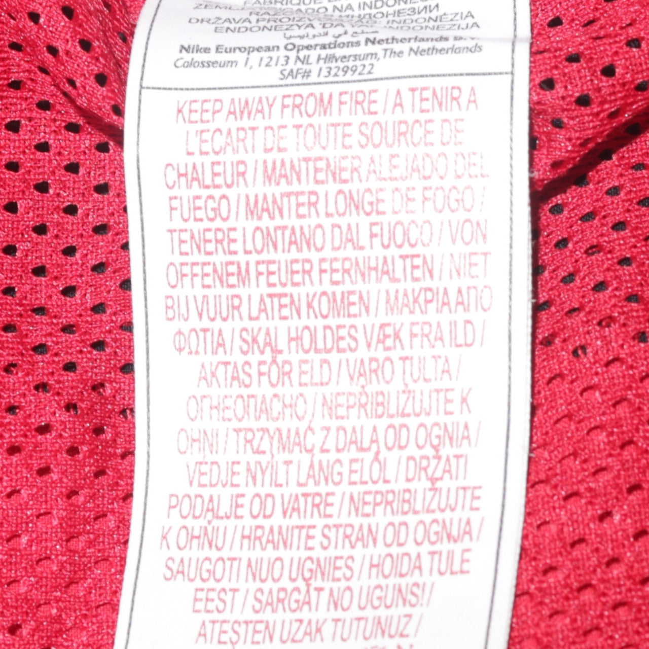 Mens UK Size XL Nike Red Sports Jacket