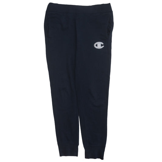 Mens UK Size M Champion Regular Fit Jogger Black Trousers