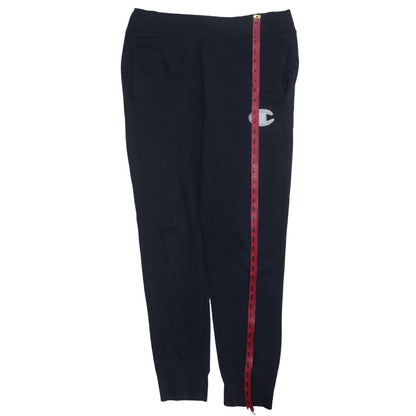 Mens UK Size M Champion Regular Fit Jogger Black Trousers