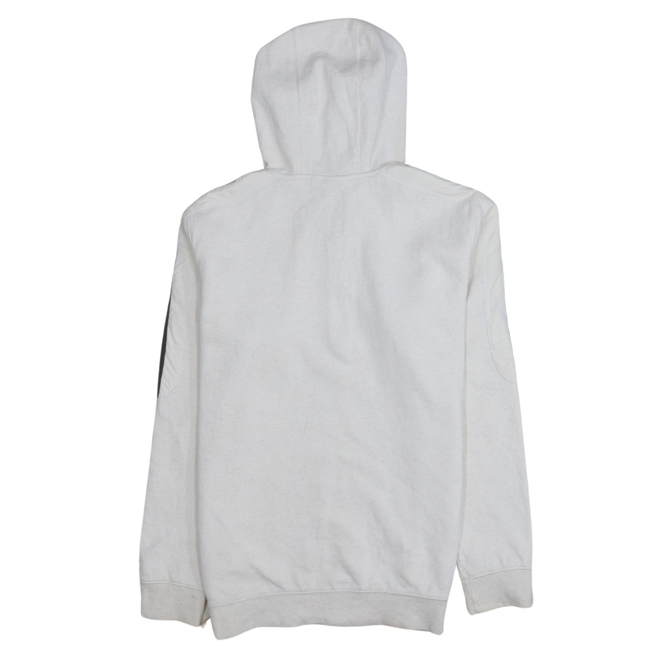 Mens UK Size S adidas White 1/2 Zip Hoodie