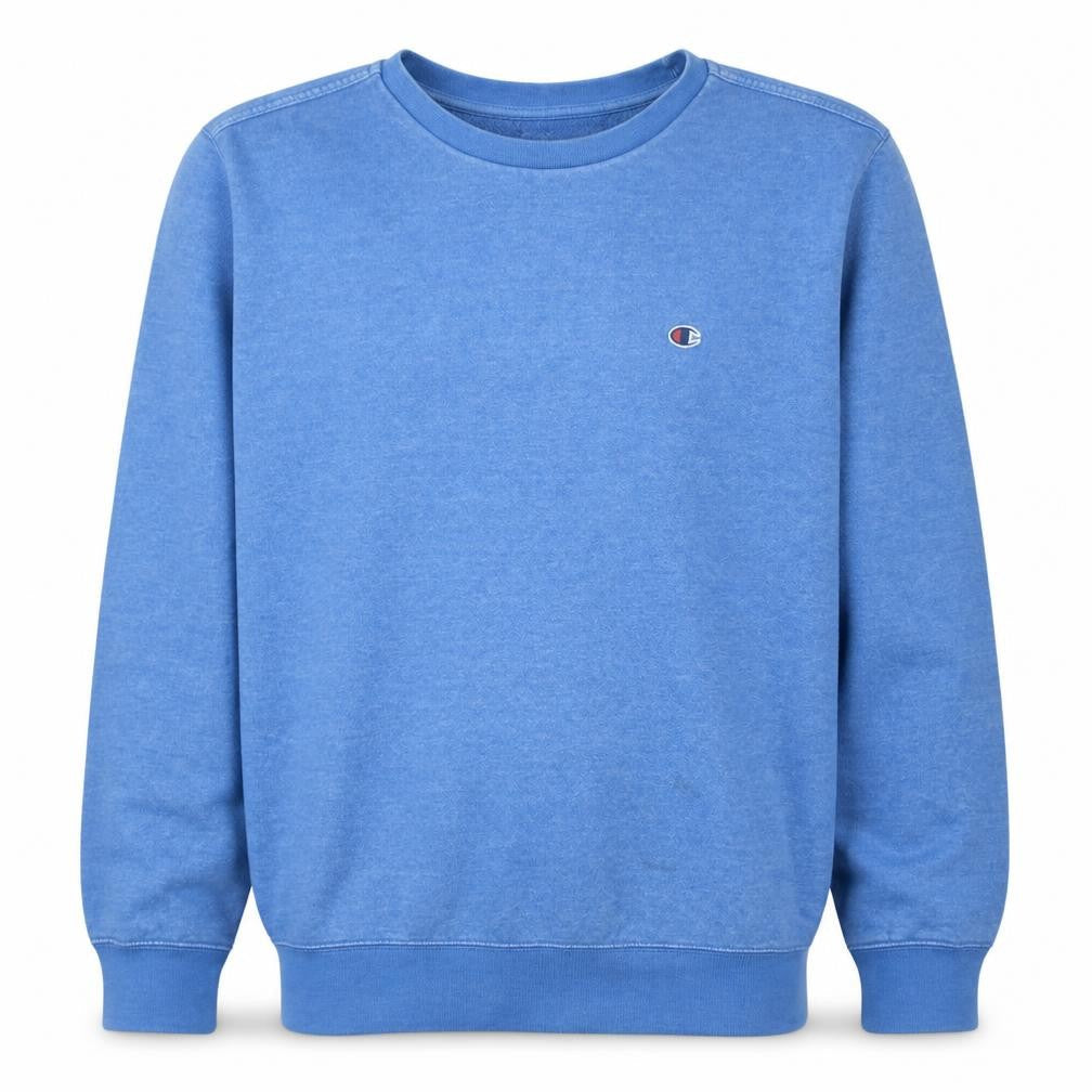 Mens UK Size L Champion Blue Pullover Sweatshirt