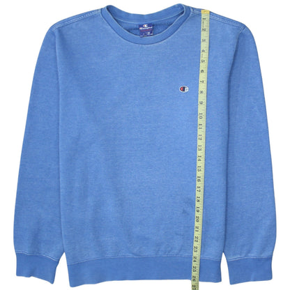 Mens UK Size L Champion Blue Pullover Sweatshirt