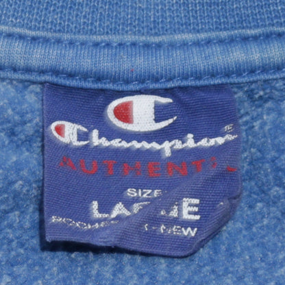 Mens UK Size L Champion Blue Pullover Sweatshirt