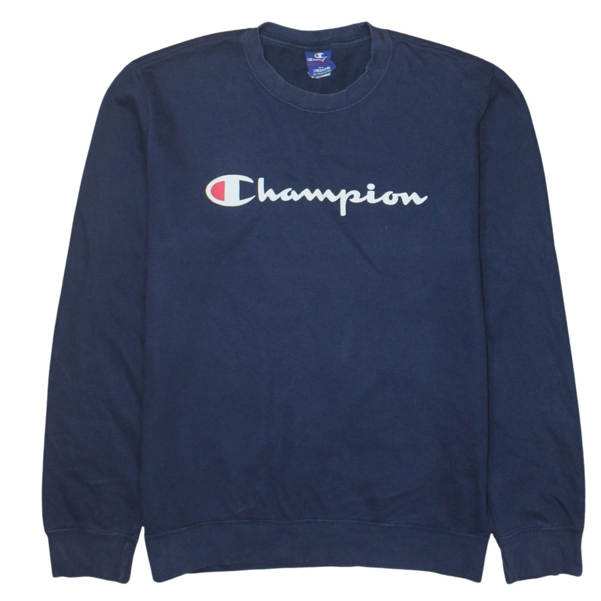 Mens UK Size M Champion Blue Pullover Sweatshirt