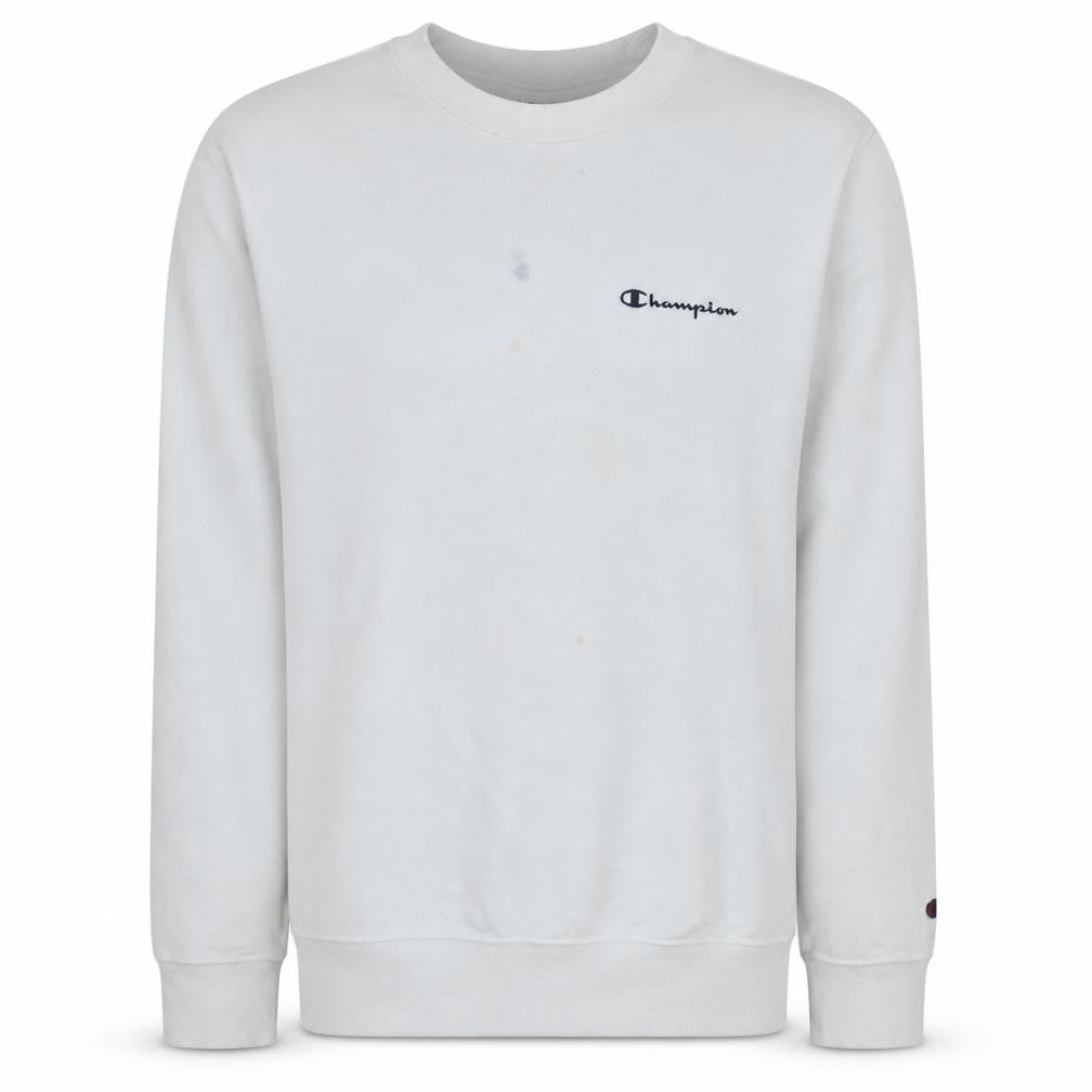 Mens UK Size S Champion White Pullover Sweatshirt