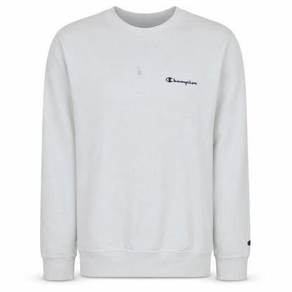 Mens UK Size S Champion White Pullover Sweatshirt