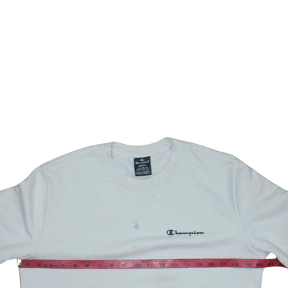 Mens UK Size S Champion White Pullover Sweatshirt