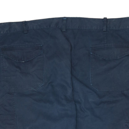 Dickies Redhawk Men Blue Cargo Workwear Trousers 40 Regular Cotton Blend