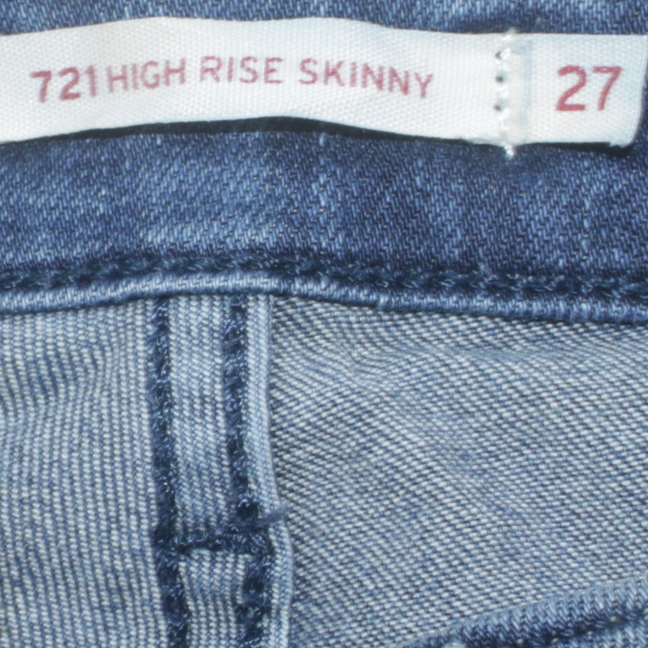 Womens UK Size 27 Levi's Slim Fit Skinny Blue Jeans