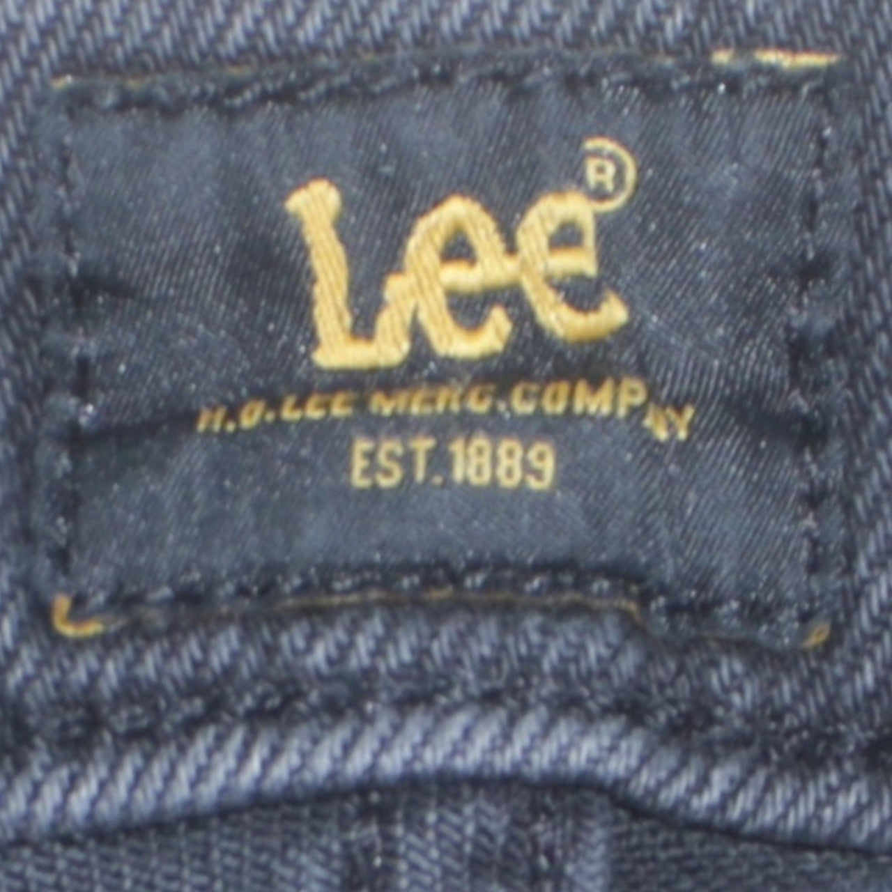 Mens UK Size M Lee Regular Fit Straight Blue Jeans