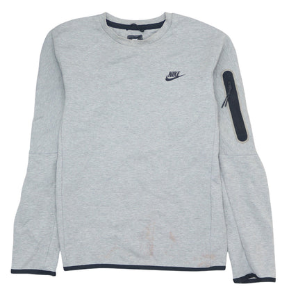 Mens UK Size S Nike Grey Pullover Sweatshirt