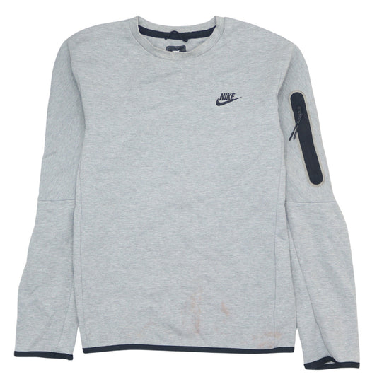 Mens UK Size S Nike Grey Pullover Sweatshirt