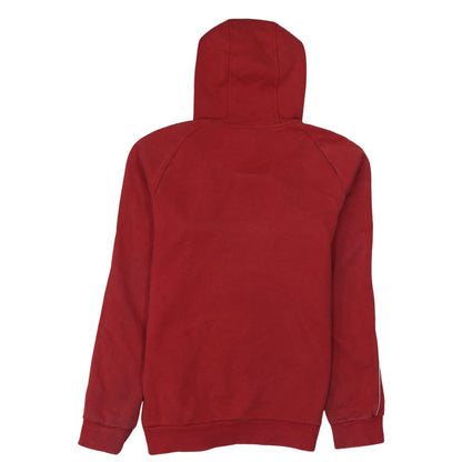 Mens UK Size S adidas Red Pullover Hoodie