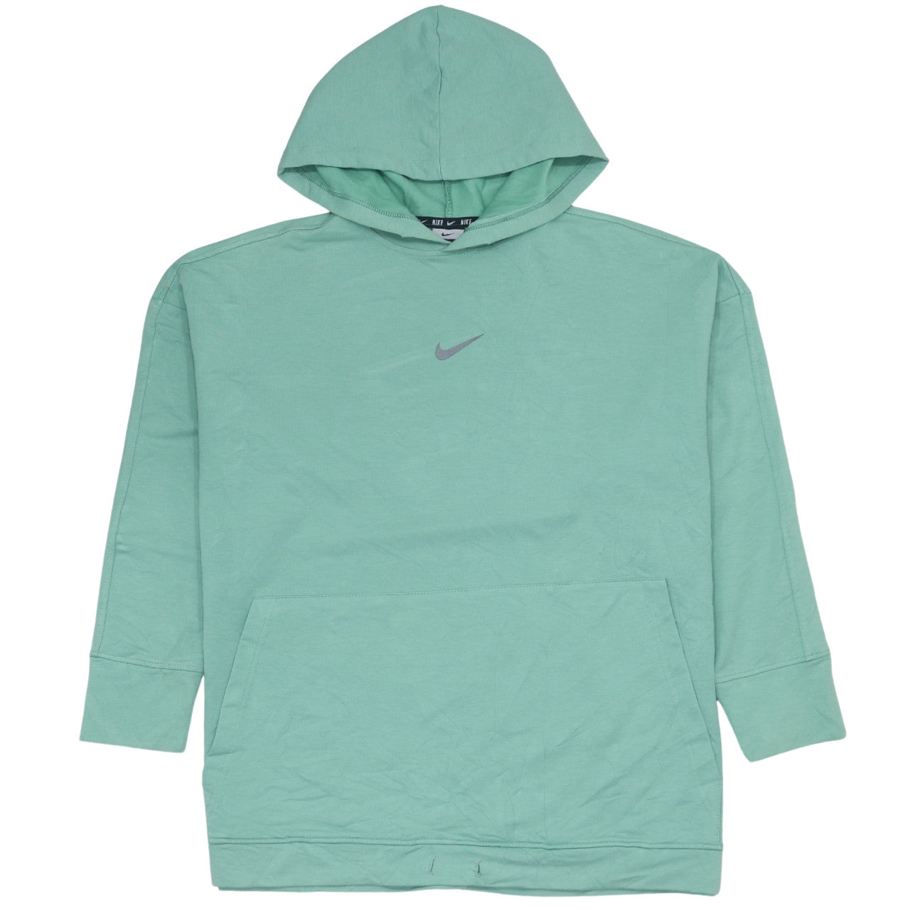 Mens UK Size M Nike Green Pullover Hoodie