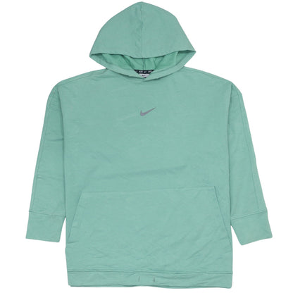 Mens UK Size M Nike Green Pullover Hoodie