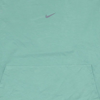 Mens UK Size M Nike Green Pullover Hoodie