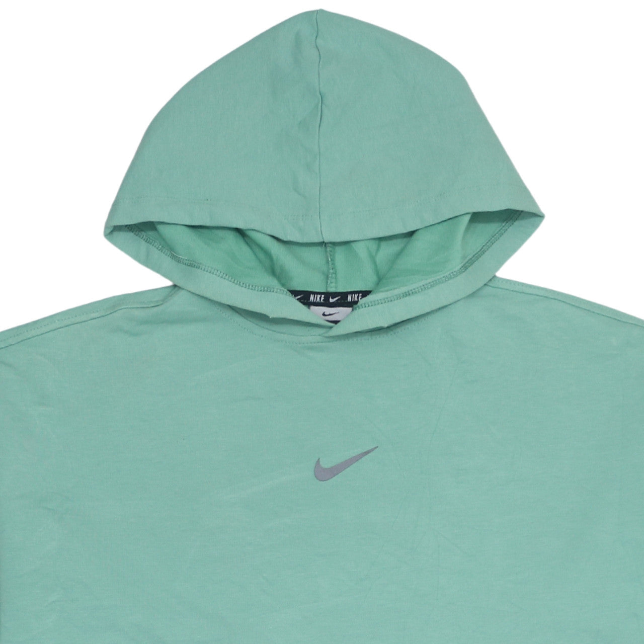 Mens UK Size M Nike Green Pullover Hoodie