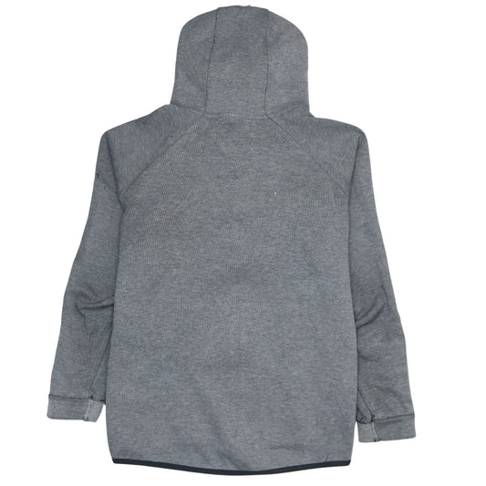 Mens UK Size L Nike Grey Full Zip Hoodie
