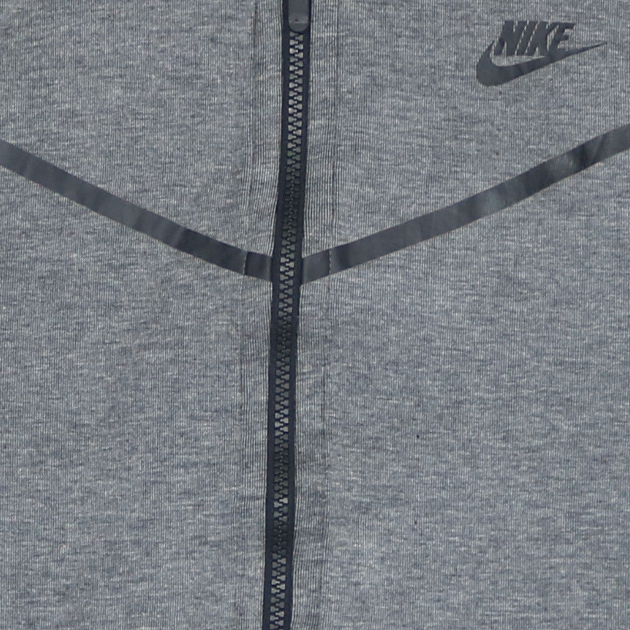 Mens UK Size L Nike Grey Full Zip Hoodie