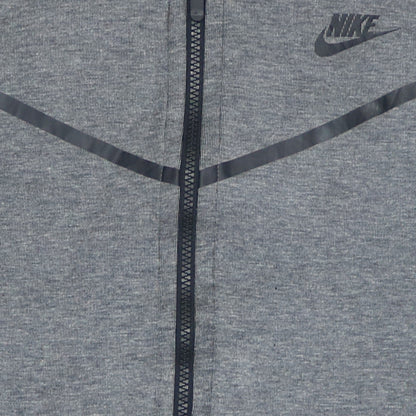 Mens UK Size L Nike Grey Full Zip Hoodie